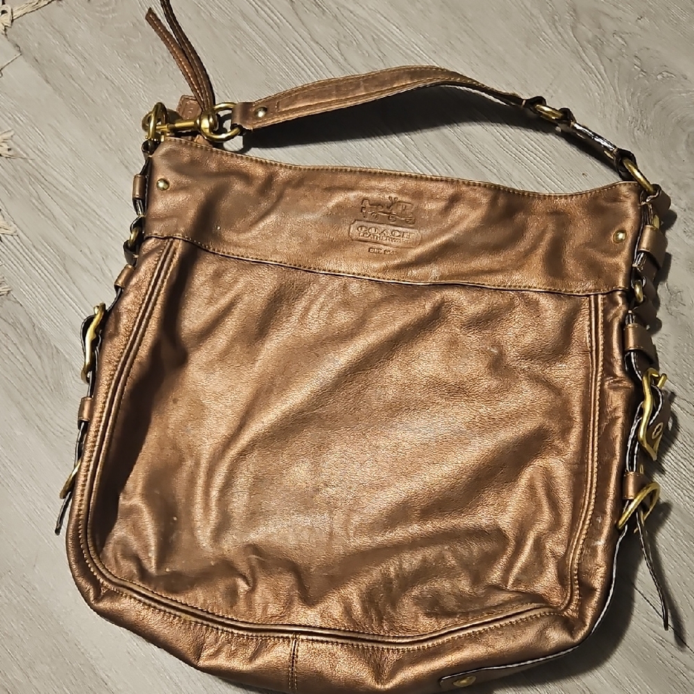 Coach Brown Hobo Bag with Relaxed Design